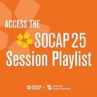 Access the SOCAP25 Session Playlist