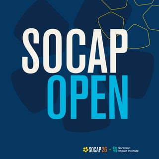 SOCAP26 Open Selected Session Release - for newsletter